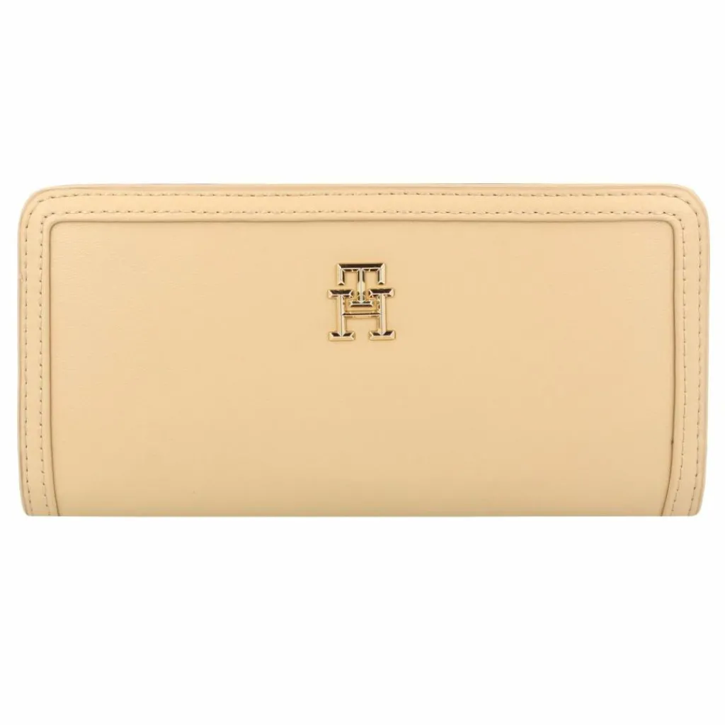 Tommy Hilfiger Damengeldbörsen Querformat<TH Monotype large Geldbörse 18.5 cm harvest wheat