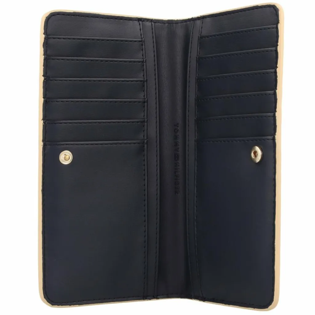 Tommy Hilfiger Damengeldbörsen Querformat<TH Monotype large Geldbörse 18.5 cm harvest wheat
