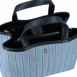 Tommy Hilfiger Henkeltaschen<TH Spring Chic Handtasche 30 cm space blue stripes