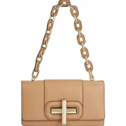 Tommy Hilfiger Schultertaschen|Henkeltaschen<Turnlock Schultertasche Leder 28 cm classic khaki