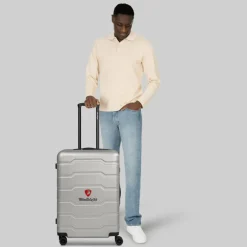 Sale Tonino Lamborghini Bologna 4 Rollen Trolley M 67 cm silver