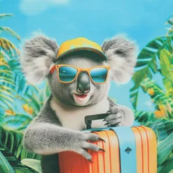 Best Travelite Accessoires Kofferschutzhülle 77 cm koala