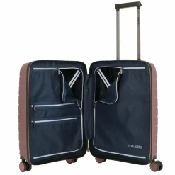 Travelite Hartgepäck Kabinengepäck|4-Rollen Kabinentrolleys<Air Base 4 Rollen Kabinentrolley 55 cm Laptopfach flieder