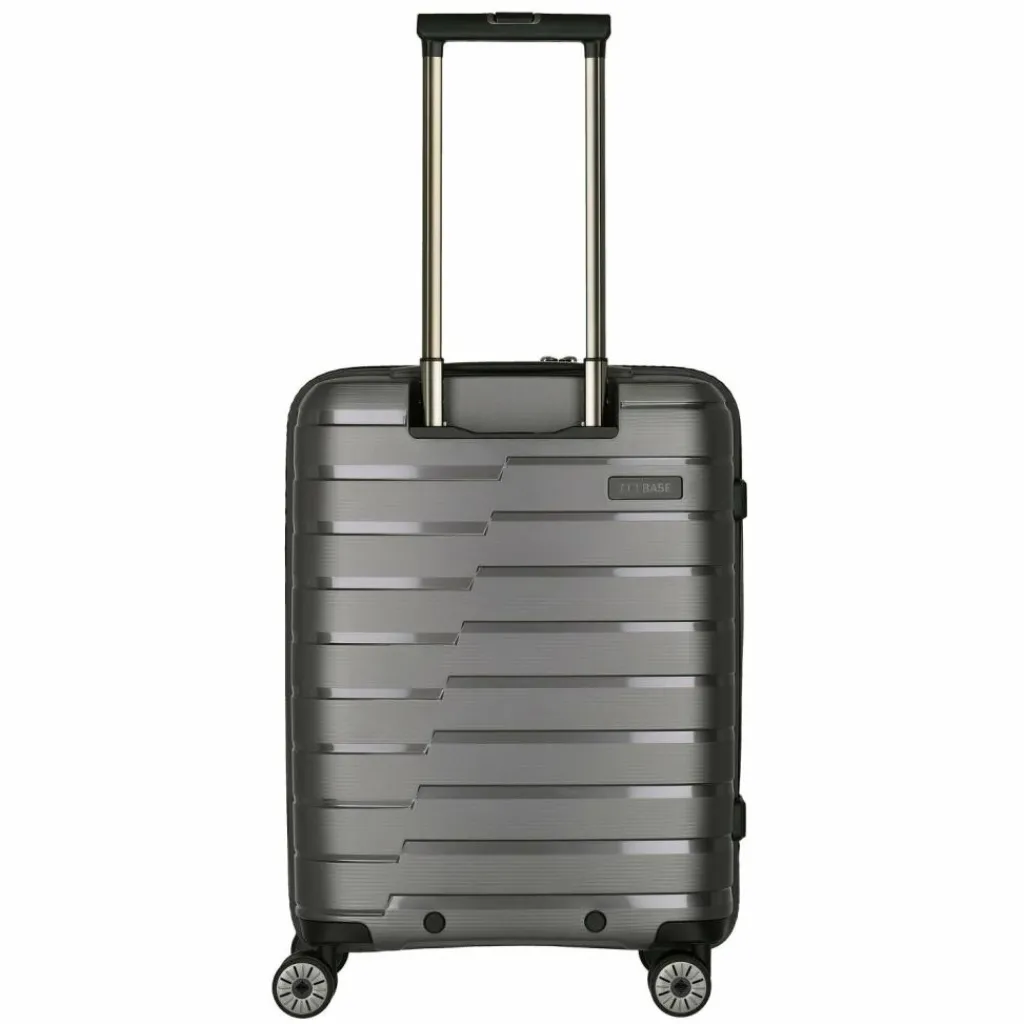 Travelite Hartgepäck Kabinengepäck|4-Rollen Kabinentrolleys<Air Base 4 Rollen Kabinentrolley 55 cm Laptopfach anthrazit