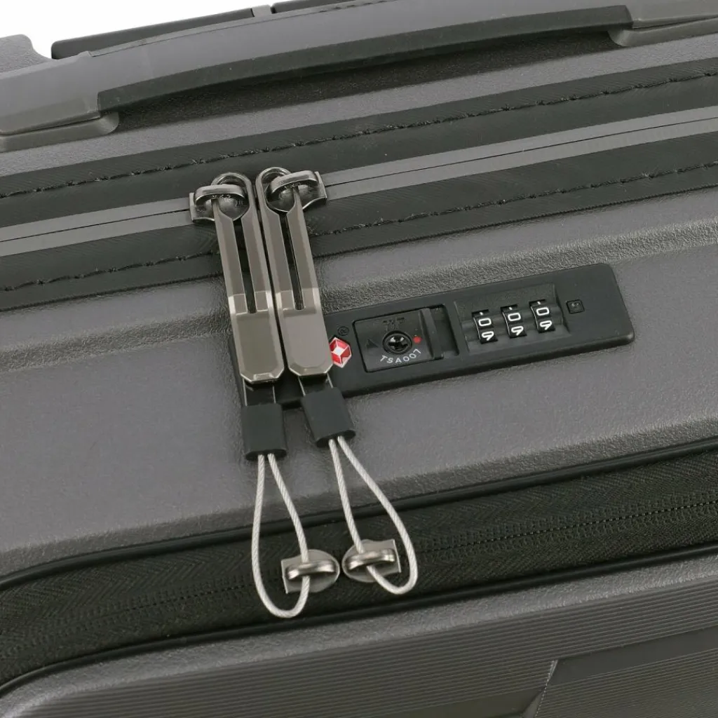 Travelite Hartgepäck Kabinengepäck|4-Rollen Kabinentrolleys<Air Base 4 Rollen Kabinentrolley 55 cm Laptopfach anthrazit