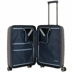 Travelite Hartgepäck Kabinengepäck|4-Rollen Kabinentrolleys<Air Base 4 Rollen Kabinentrolley 55 cm Laptopfach anthrazit