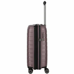 Travelite Hartgepäck Kabinengepäck|4-Rollen Kabinentrolleys<Air Base 4 Rollen Kabinentrolley 55 cm mit Dehnfalte flieder