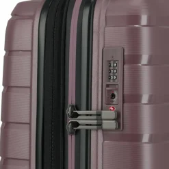 Travelite Hartgepäck Kabinengepäck|4-Rollen Kabinentrolleys<Air Base 4 Rollen Kabinentrolley 55 cm mit Dehnfalte flieder