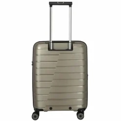 Clearance Travelite Air Base 4 Rollen Kabinentrolley 55 cm mit Dehnfalte champagner
