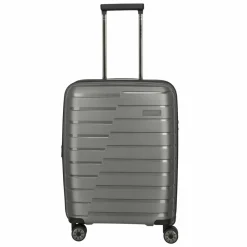 Outlet Travelite Air Base 4 Rollen Kabinentrolley 55 cm mit Dehnfalte anthrazit