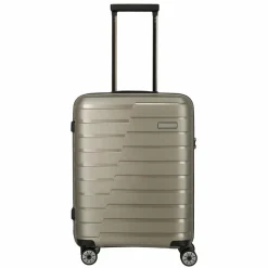 Travelite Hartgepäck Kabinengepäck|4-Rollen Kabinentrolleys<Air Base 4-Rollen Kabinentrolley 55 cm champagner