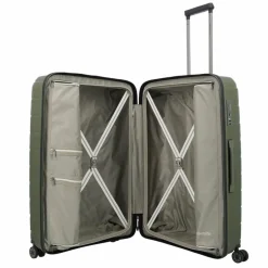 Travelite Hartgepäck|4-Rollen Koffer<Air Base 4-Rollen Trolley 77 cm olive