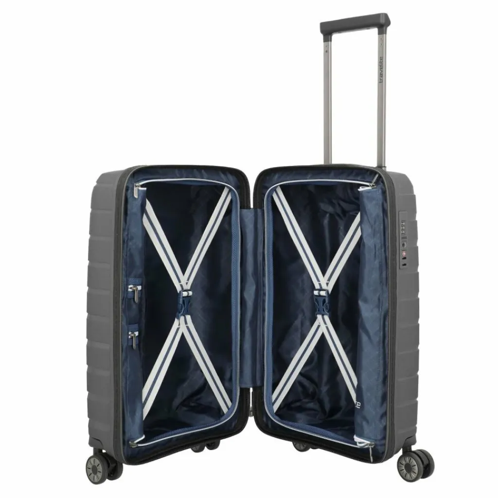 New Travelite Air Base Slim 4 Rollen Kabinentrolley S 55 cm anthracite