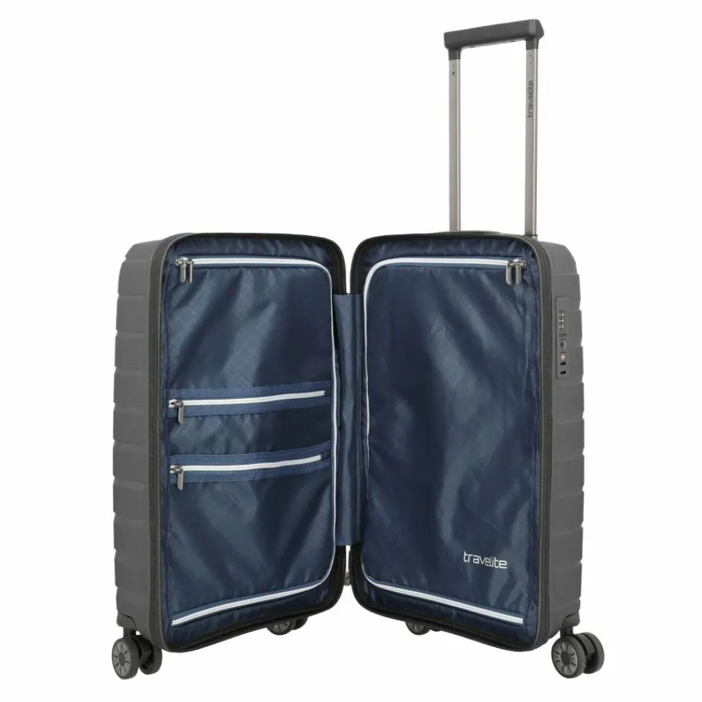 New Travelite Air Base Slim 4 Rollen Kabinentrolley S 55 cm anthracite