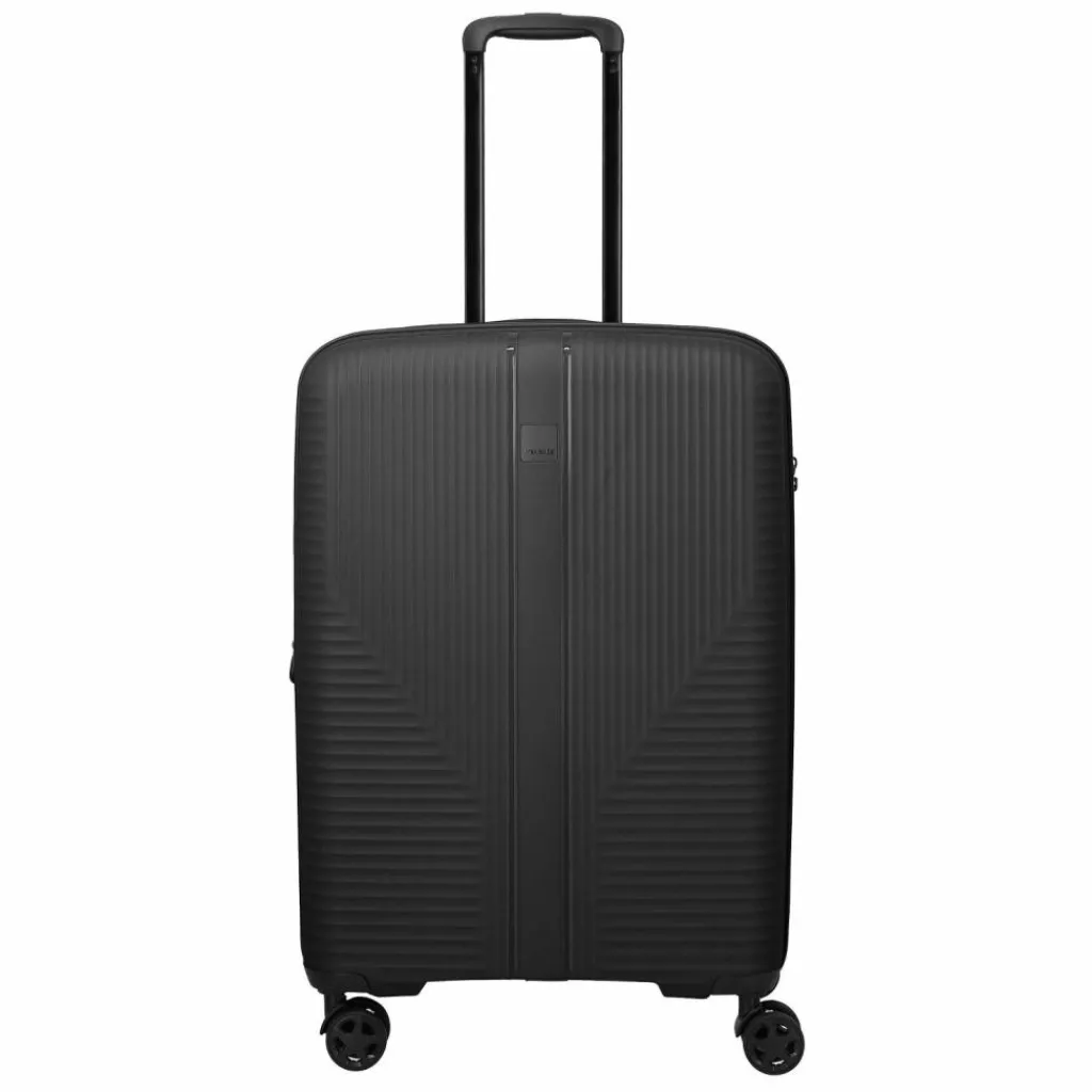 Online Travelite Air Stripe 4 Rollen Trolley M 66 cm mit Dehnfalte black