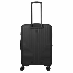 Online Travelite Air Stripe 4 Rollen Trolley M 66 cm mit Dehnfalte black