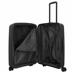 Online Travelite Air Stripe 4 Rollen Trolley M 66 cm mit Dehnfalte black