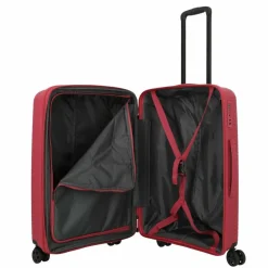 Travelite Koffersets Als Hartgepäck|Koffersets 3-Teilig<Air Stripe 4 Rollen Kofferset 3-teilig mit Dehnfalte red