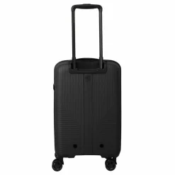 Best Travelite Air Stripe 4 Rollen Kabinentrolley 55 cm black