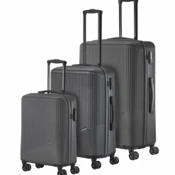 Travelite Koffersets Als Hartgepäck|Koffersets 3-Teilig<Bali 4 Rollen Kofferset 3-teilig anthrazit