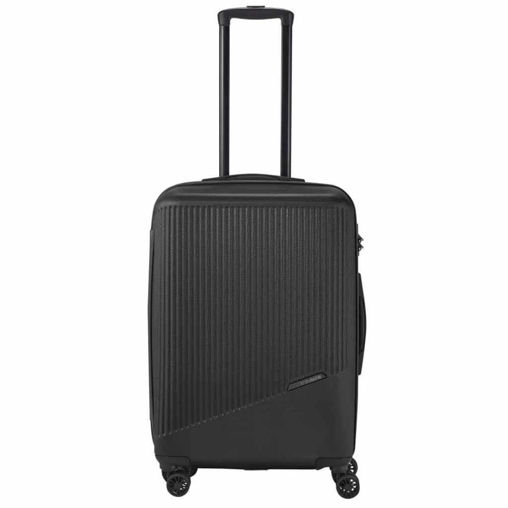 Travelite Hartgepäck|4-Rollen Koffer<Bali 4 Rollen Trolley 67 cm schwarz