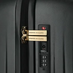 Clearance Travelite Barbara Novelty 4 Rollen Kofferset 3-teilig mit Dehnfalte black