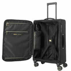 Travelite Barbara Stepp 4 Rollen Trolley M 68 cm mit Dehnfalte