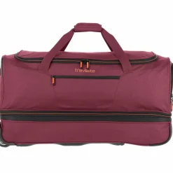 Travelite Reisetaschen Mit Rollen<Basics 2 Rollen Reisetasche 70 cm mit Dehnfalte bordeaux