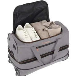 Travelite Basics 2-Rollen Reisetasche 55 cm grau