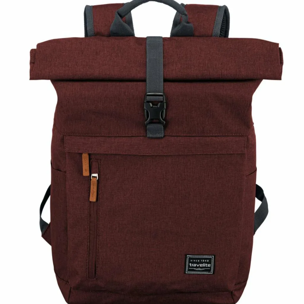 Outlet Travelite Basics Rollup Rucksack 47 cm Laptopfach bordeaux