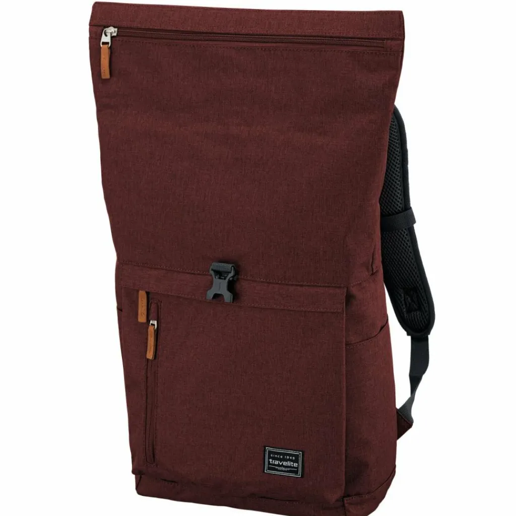 Outlet Travelite Basics Rollup Rucksack 47 cm Laptopfach bordeaux