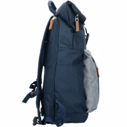 Travelite Business-Rucksäcke|Laptoptaschen<Basics Rollup Rucksack 47 cm Laptopfach marine-grau