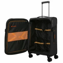 Hot Travelite Briize 4 Rollen Trolley M 67 cm mit Dehnfalte schwarz