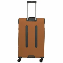 Outlet Travelite Briize 4 Rollen Trolley L 78 cm mit Dehnfalte curry