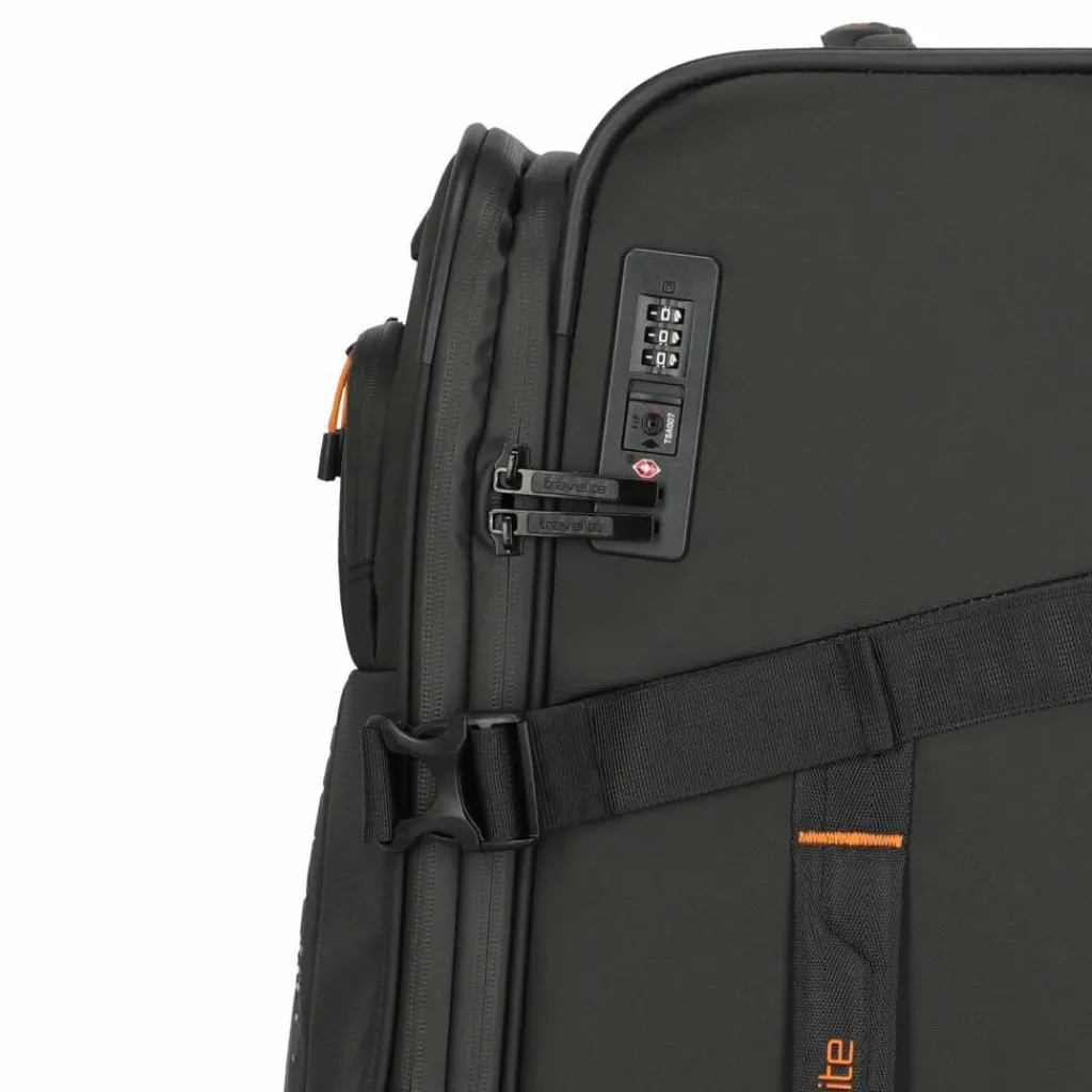 Travelite Briize 4 Rollen Trolley L 78 cm mit Dehnfalte