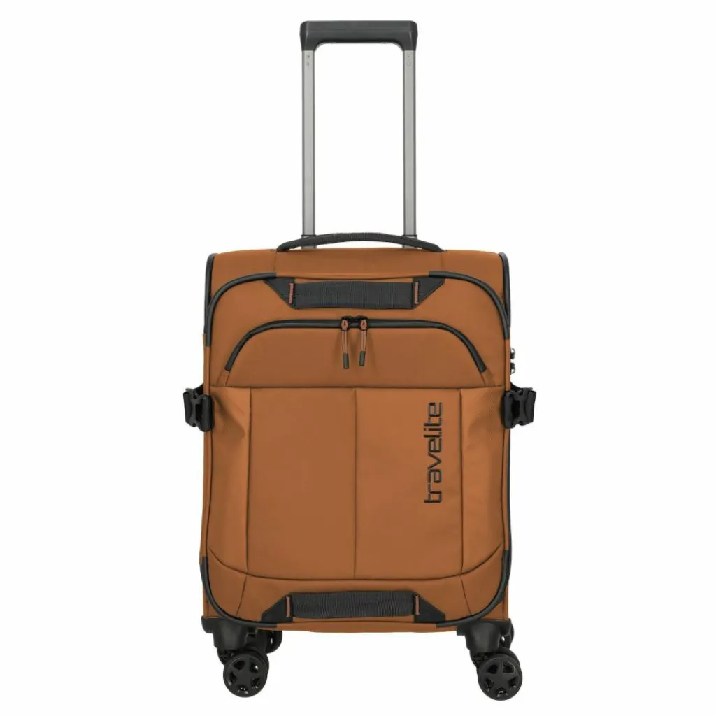 Clearance Travelite Briize 4 Rollen Kabinentrolley S 55 cm curry