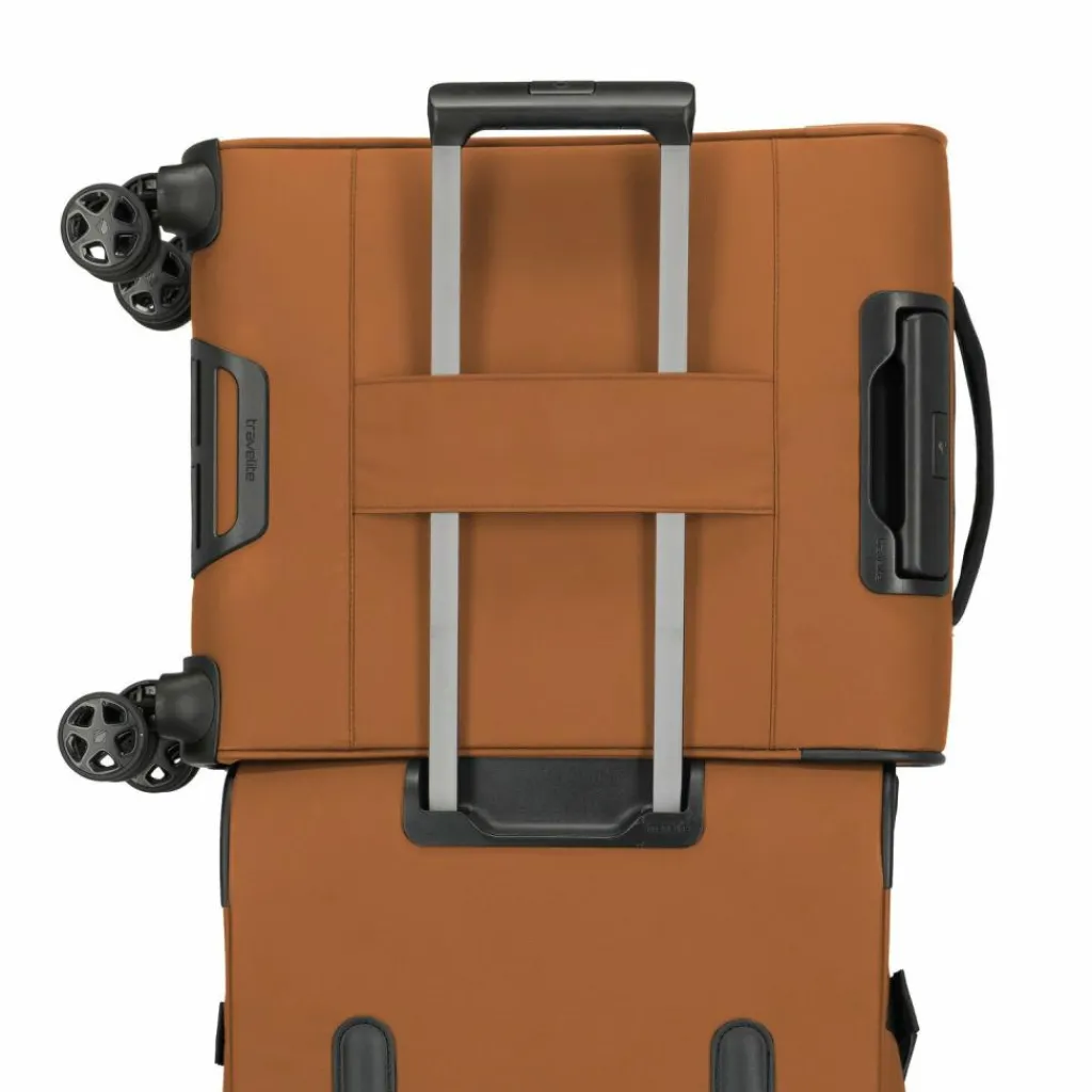 Clearance Travelite Briize 4 Rollen Kabinentrolley S 55 cm curry