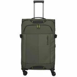 Discount Travelite Briize 4 Rollen Trolley L 78 cm mit Dehnfalte khaki
