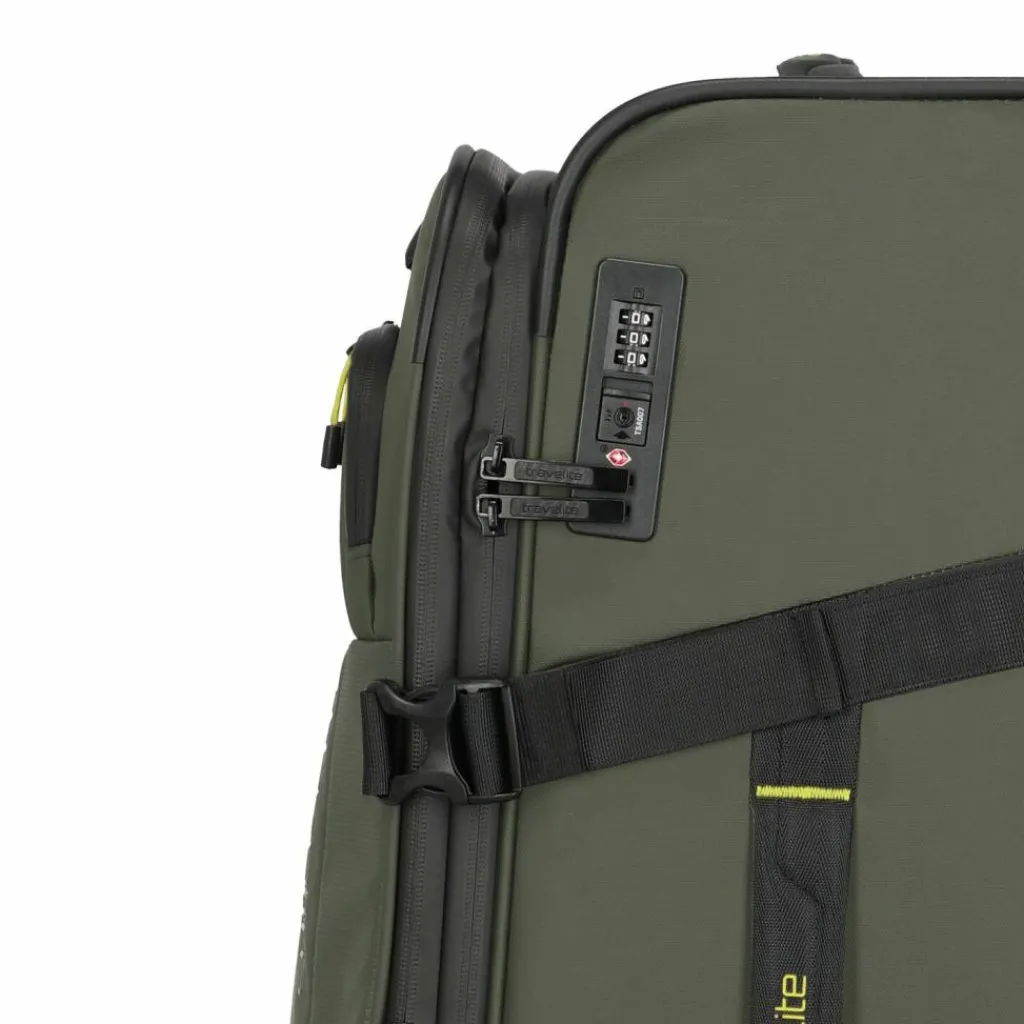 Discount Travelite Briize 4 Rollen Trolley L 78 cm mit Dehnfalte khaki