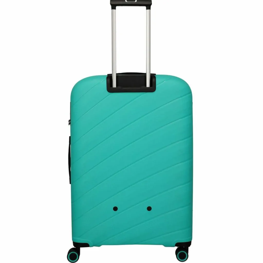 Travelite Burano 4 Rollen Kofferset 3-teilig mit Dehnfalte aqua