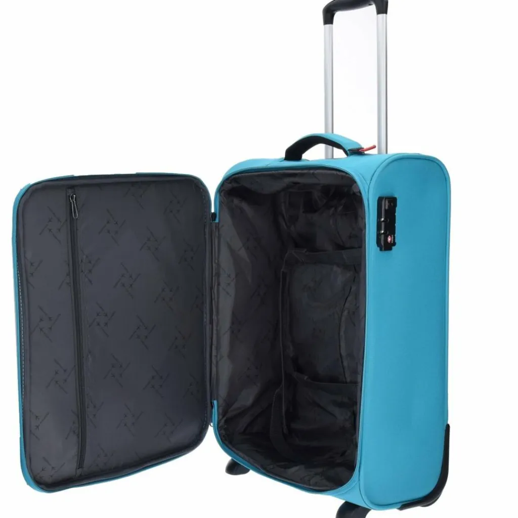 Travelite Weichgepäck Kabinengepäck|2-Rollen Kabinentrolleys<Cabin 2-Rollen Kabinentrolley 55 cm türkis