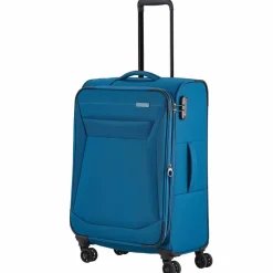 Travelite Chios 4 Rollen Trolley 67 cm mit Dehnfalte