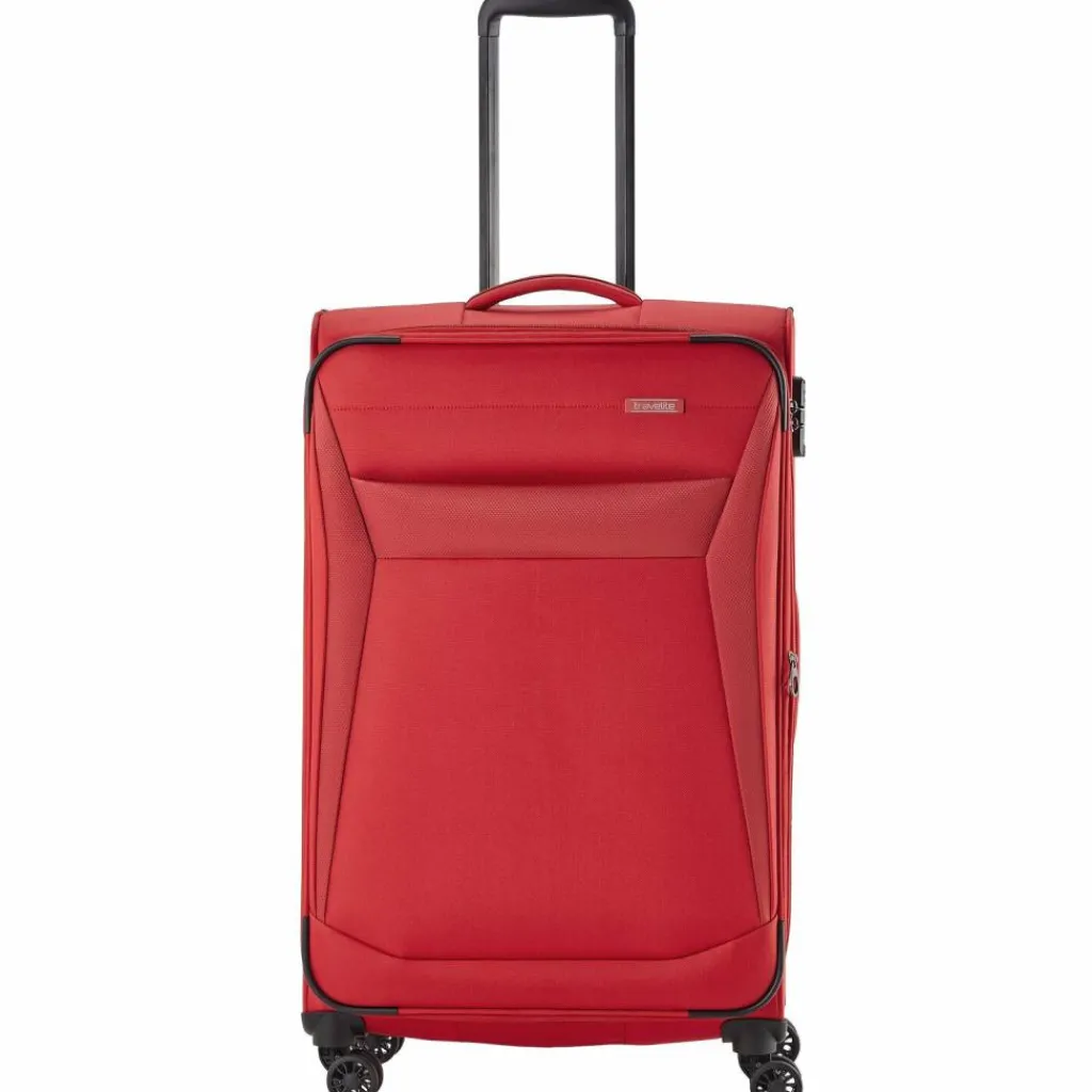 Travelite Chios 4 Rollen Trolley L 78 cm mit Dehnfalte