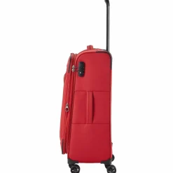 Travelite Weichgepäck|4-Rollen Koffer<Chios 4 Rollen Trolley 67 cm mit Dehnfalte rot