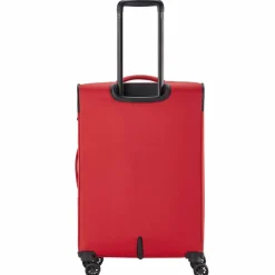 Travelite Weichgepäck|4-Rollen Koffer<Chios 4 Rollen Trolley 67 cm mit Dehnfalte rot