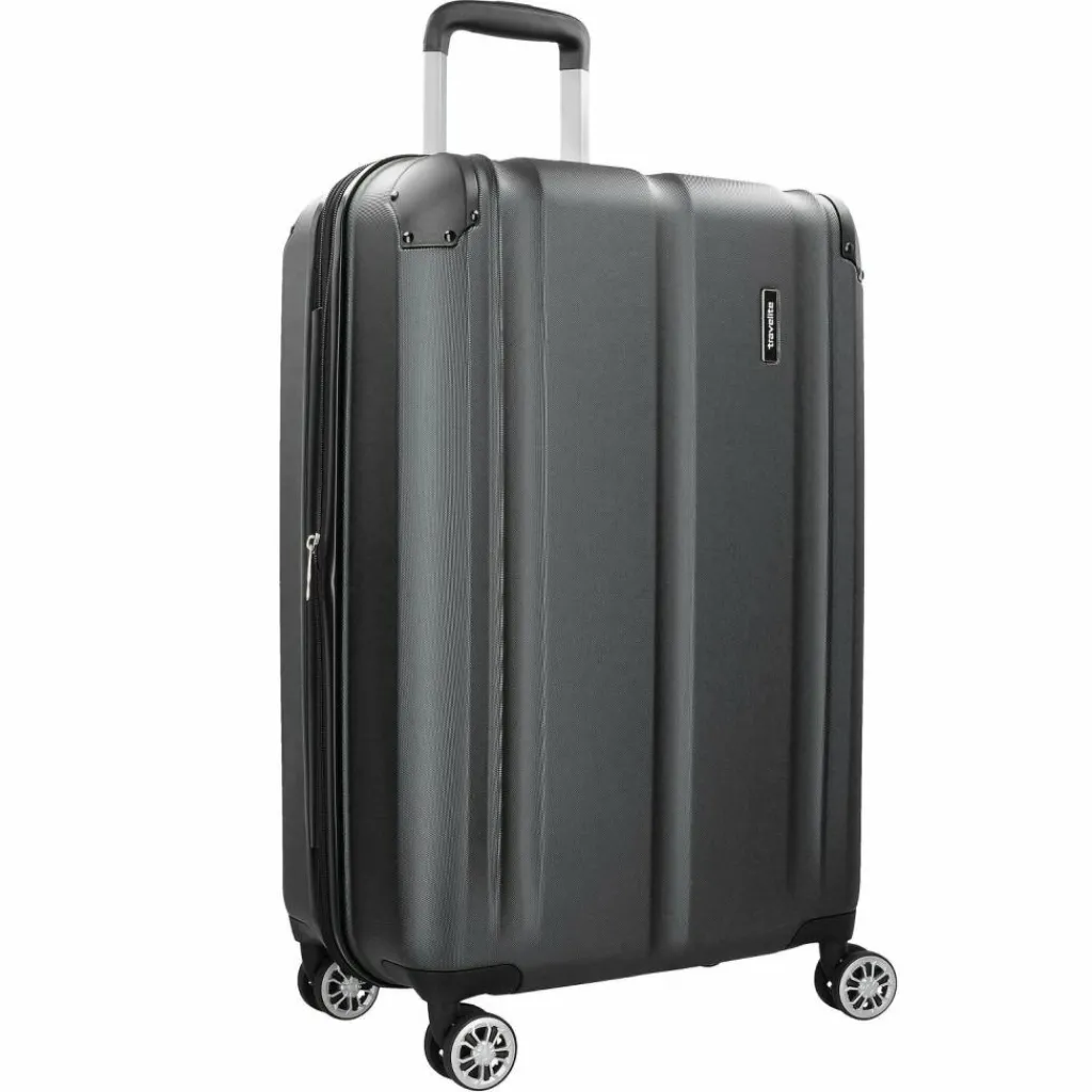 Outlet Travelite City M 4-Rollen Trolley 68 cm anthrazit