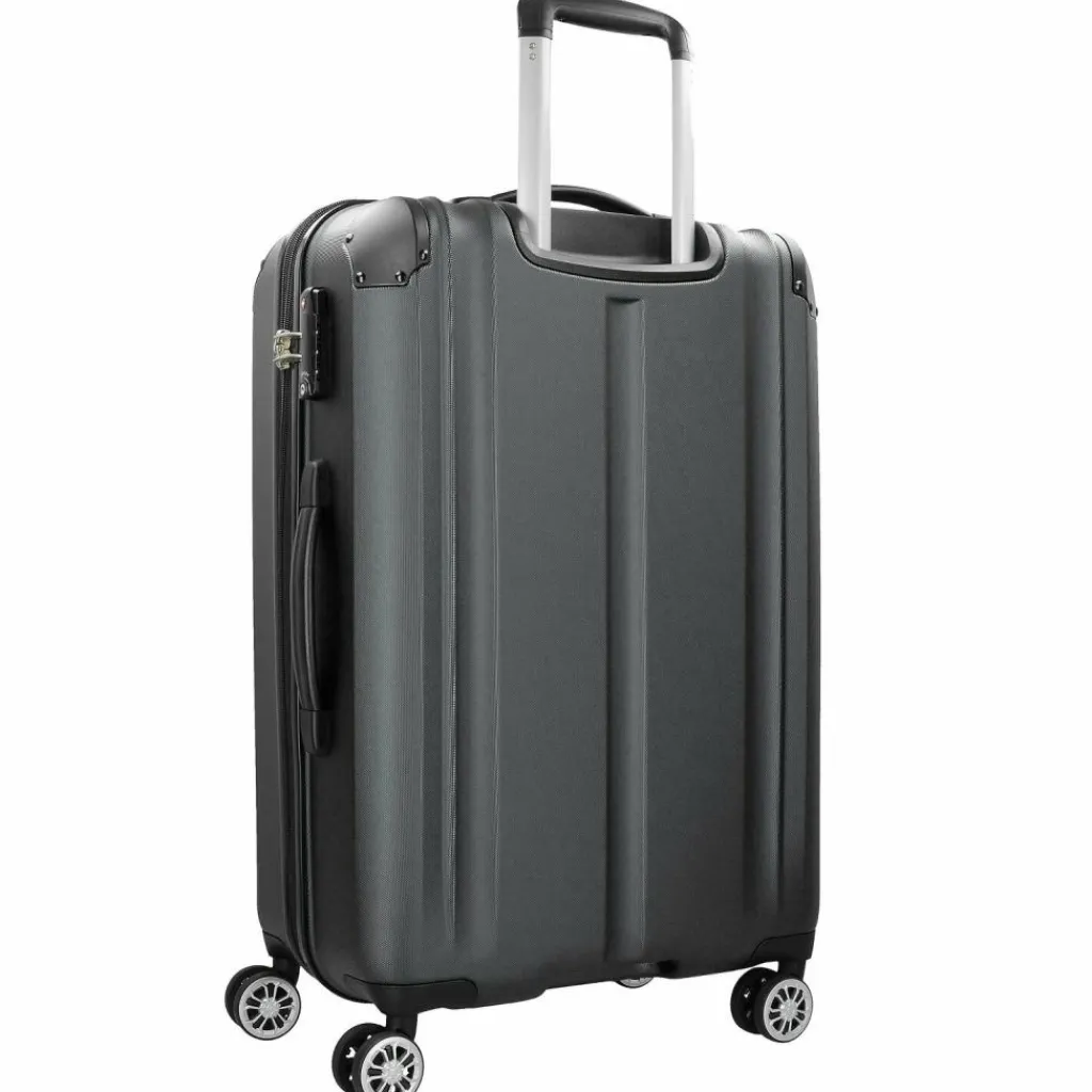 Outlet Travelite City M 4-Rollen Trolley 68 cm anthrazit