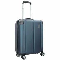 Travelite Hartgepäck Kabinengepäck|4-Rollen Kabinentrolleys<City S 4-Rollen Kabinentrolley 55 cm marine