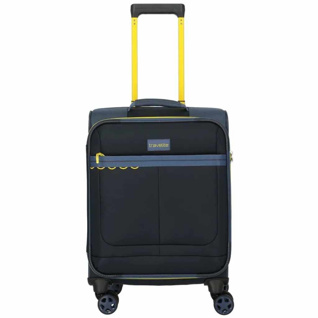 Hot Travelite Color Craze 4 Rollen Kabinentrolley S 55 cm blau