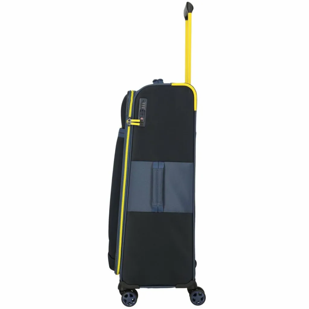 Travelite Weichgepäck|4-Rollen Koffer<Color Craze 4 Rollen Trolley L 77 cm blau